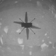 Ingenuity’s shadow on Mars, imaged by the hovering helicopter.